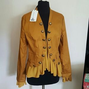 NWT Ruffle Jacket fits size M